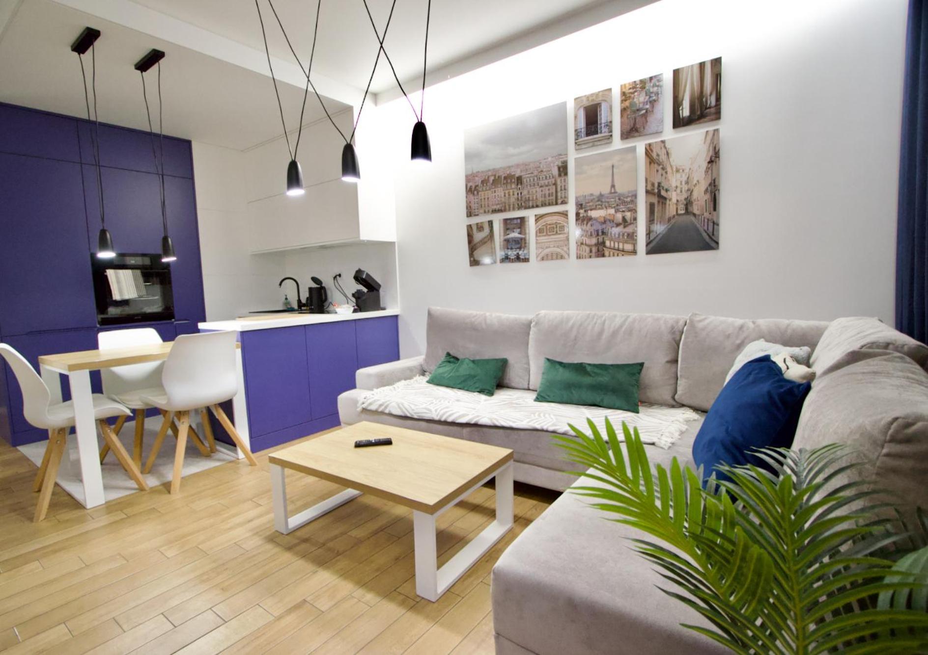 Wola Blue Modern Apartment Βαρσοβία Εξωτερικό φωτογραφία