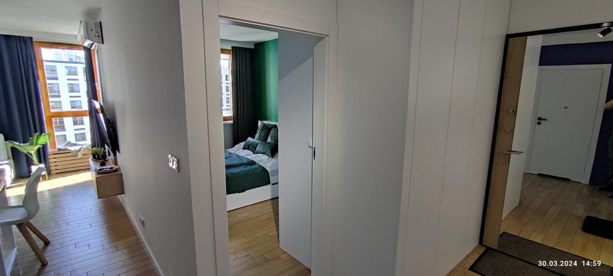 Wola Blue Modern Apartment Βαρσοβία Εξωτερικό φωτογραφία
