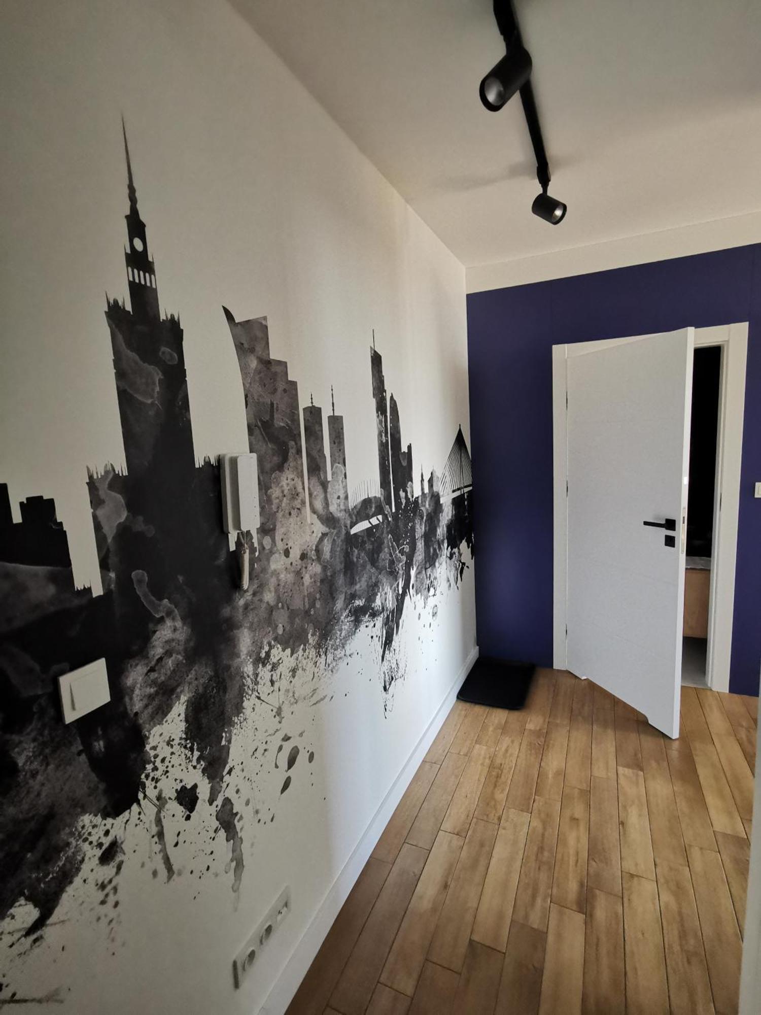 Wola Blue Modern Apartment Βαρσοβία Εξωτερικό φωτογραφία
